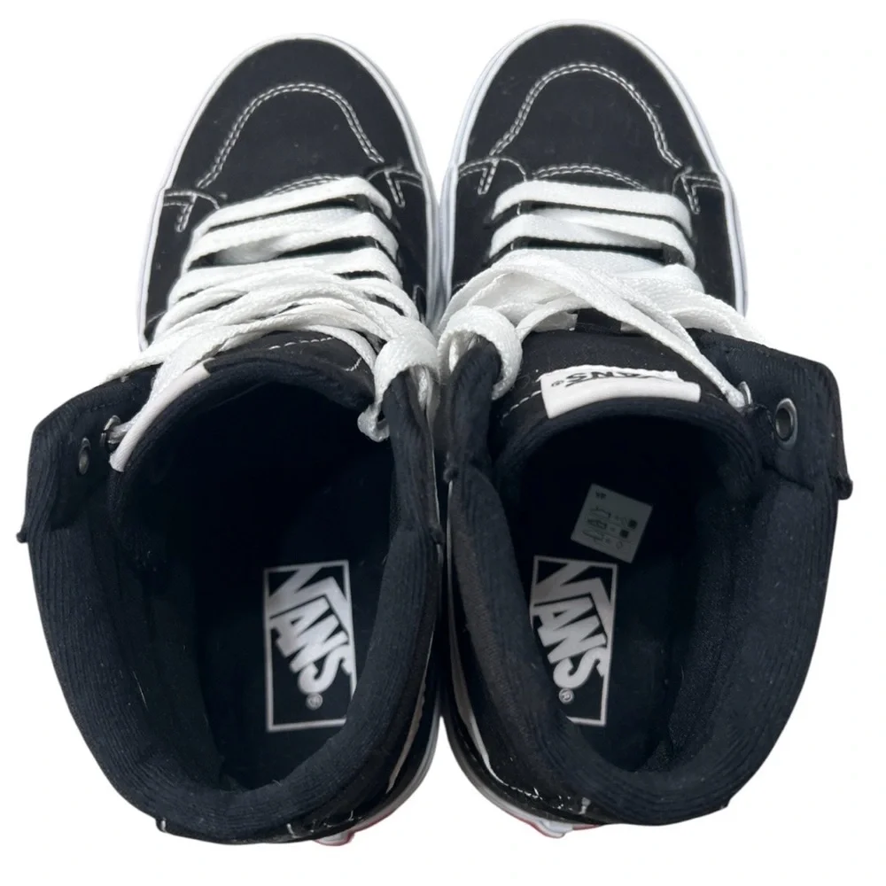 Vans Black and White High-Top Sneakers - Picture 7 of 10